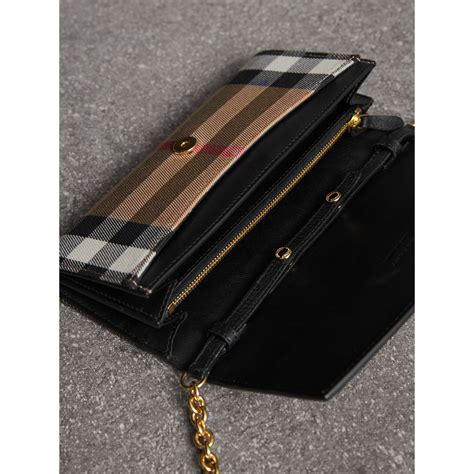 burberry chain wallet|Burberry ladies wallet.